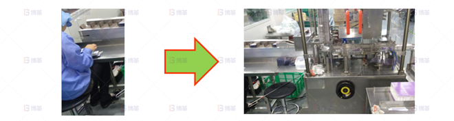 醫療器械簡易自動化LCIA改善案例 引進自動裝盒機