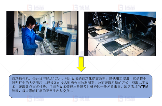 LED照明企業精益生產推進案例 設備運行管理面臨的矛盾將通過系統TPM管理得以解決